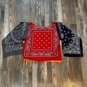 Handmade Bandana Blouse